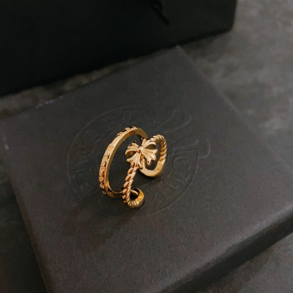 chromehearts Crocodile rings for men and women open ring (adjustable) Couple's r